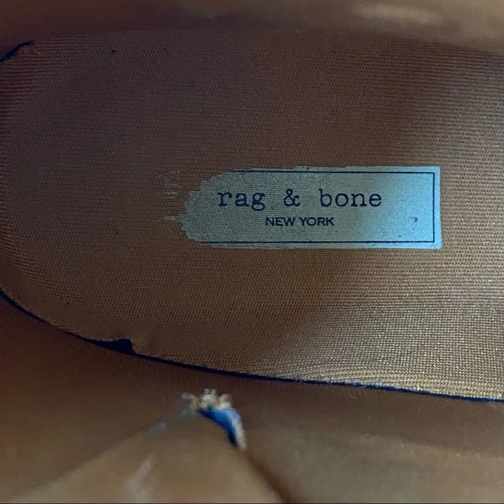 Rag and Bone Moto Rain Boots Size 35
